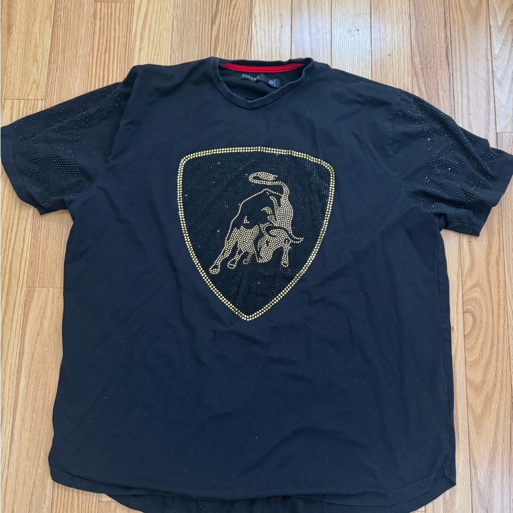 Lamborghini black/gold Hudson Outerwear men’s 4XL shirt